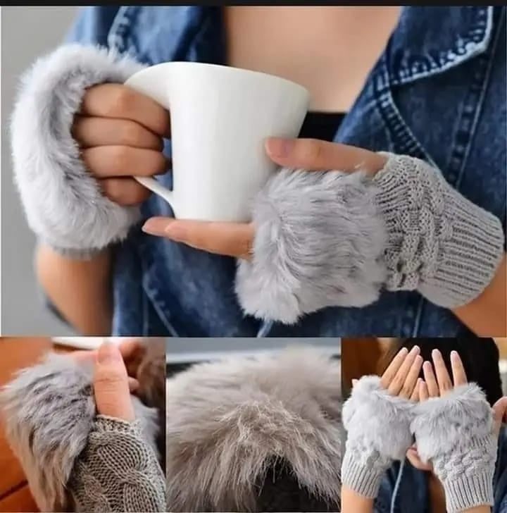 Fancy Wool Gloves for Women (Random Color)–Style & Comfort in Every Pair