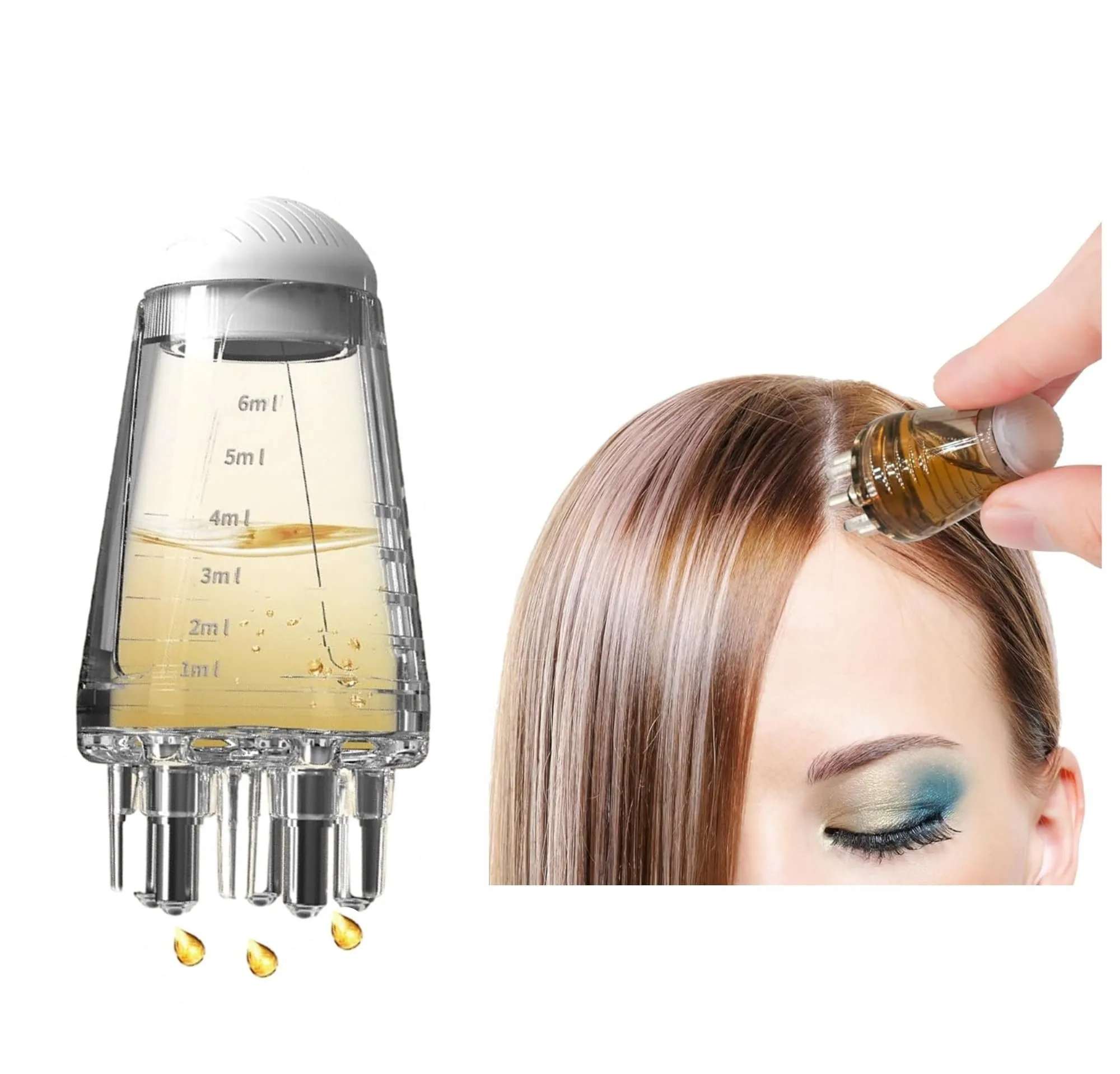 Perfect Scalp Oil Applicator with Rolling Balls – Nourish Your Scalp