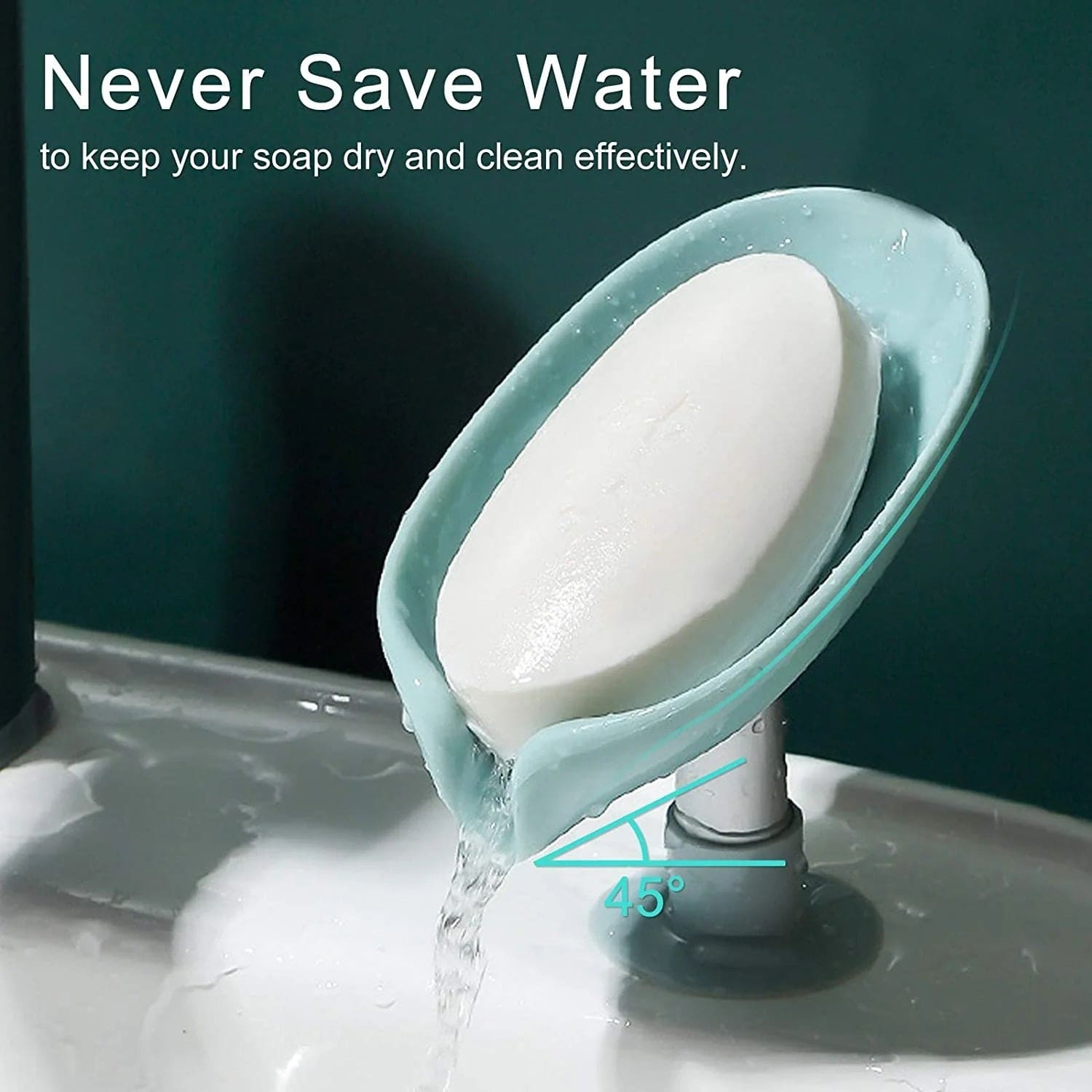 Hydraulic Soap Dish – Keep Your Soap Dry & Clean with Style - Pack of 5