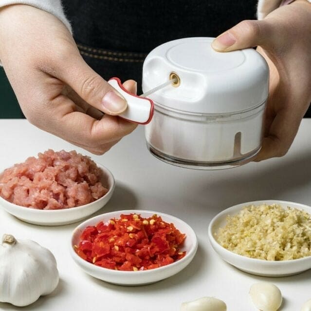 Mini Food Chopper – Chop, Slice & Dice with Ease