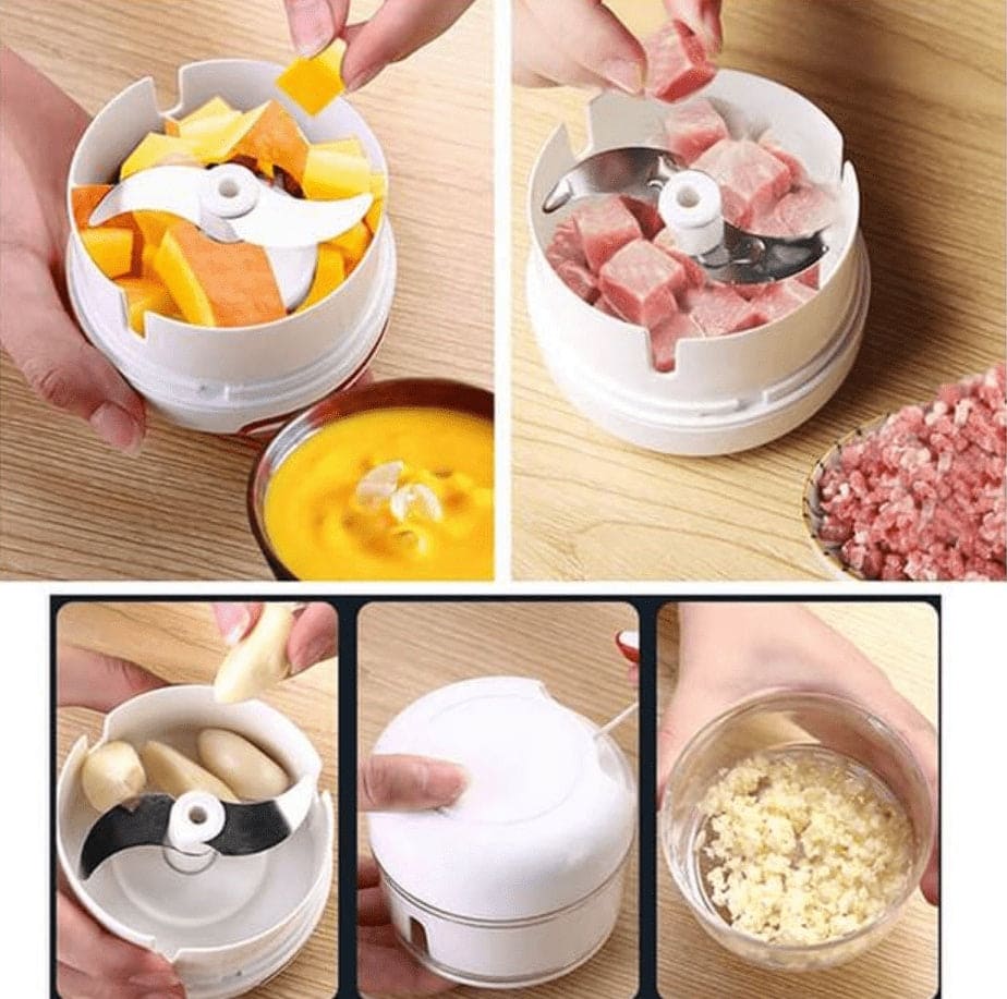 Mini Food Chopper – Chop, Slice & Dice with Ease